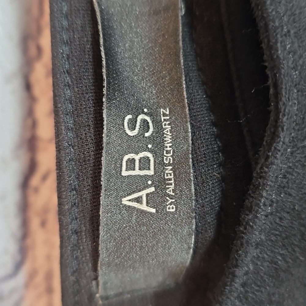 ABS Allen Schwartz Women's Sleek Faux Suede Black Skinny Pants Size 29 NWT - Picture 2 of 10